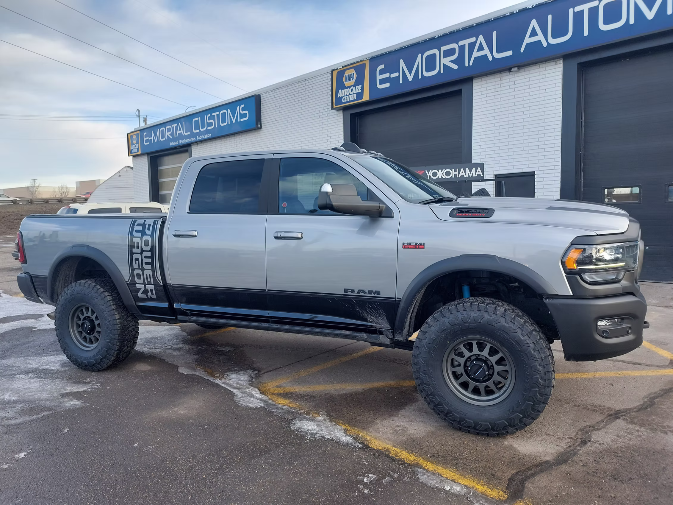 2022 Ram Power Wagon custom build at E-mortal Customs